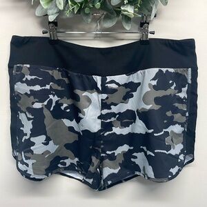 NWOT Mono B Camo Lined Athletic Shorts 3XL